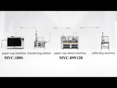 دستگاه فنجان کاغذی 180S + دستگاه کف فنجان DW120